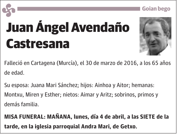 Juan Ángel Avendaño Castresana