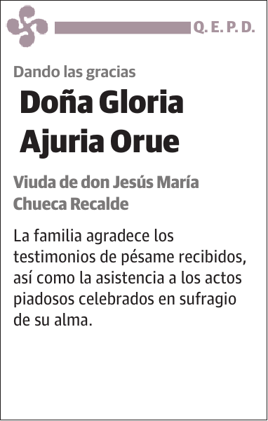 Gloria Ajuria Orue