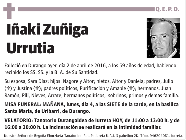 Iñaki Zuñiga Urrutia