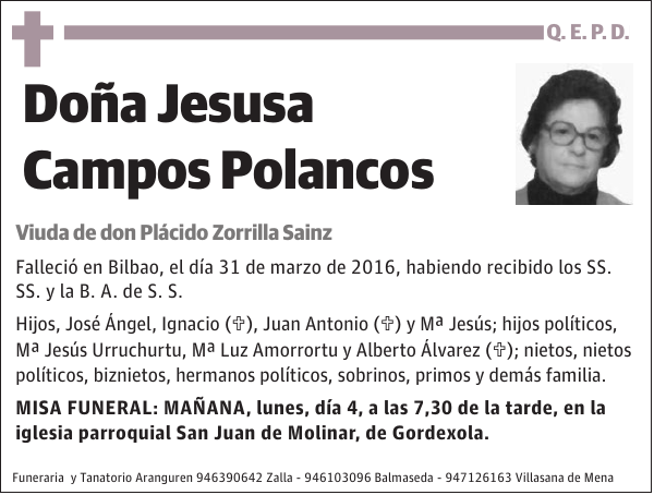 Jesusa Campos Polancos