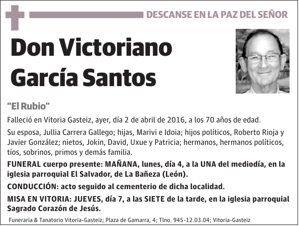 Victoriano García Santos