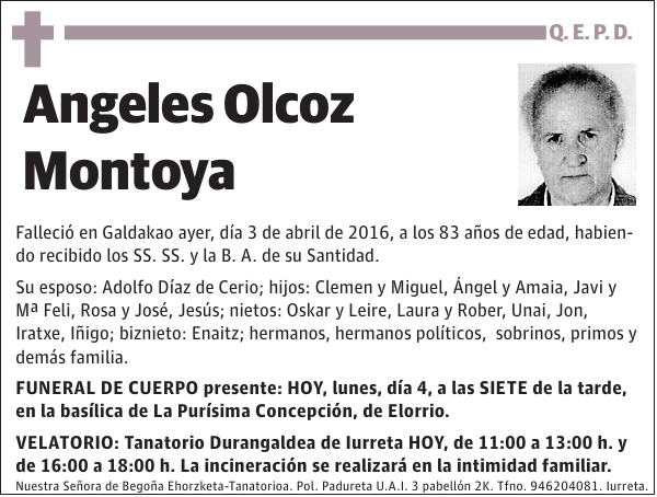 Angeles Olcoz Montoya