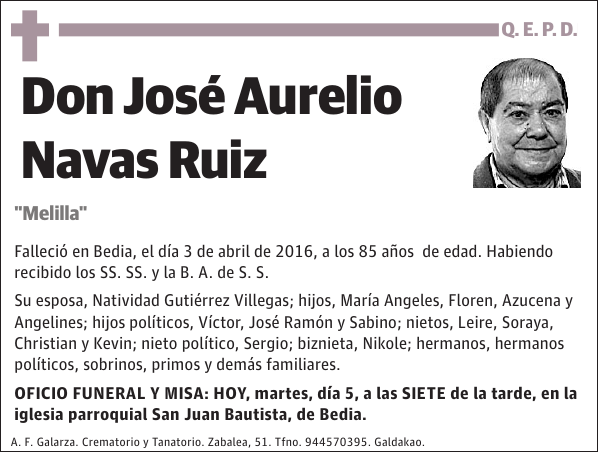 José Aurelio Navas Ruiz