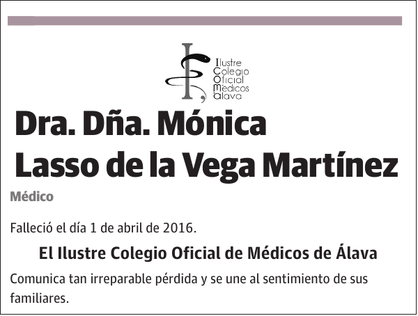 Mónica Lasso de la Vega Martínez