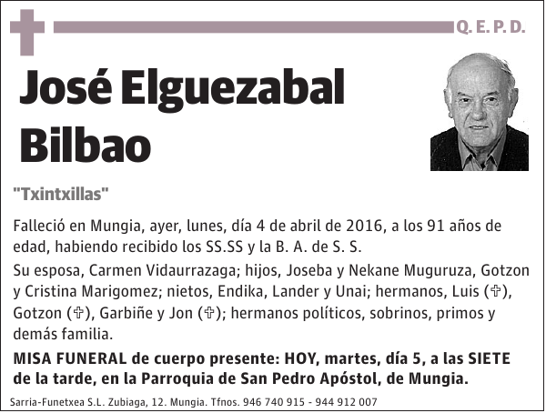 José Elguezabal Bilbao