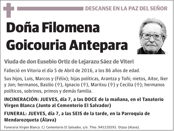 Filomena Goicouria Antepara