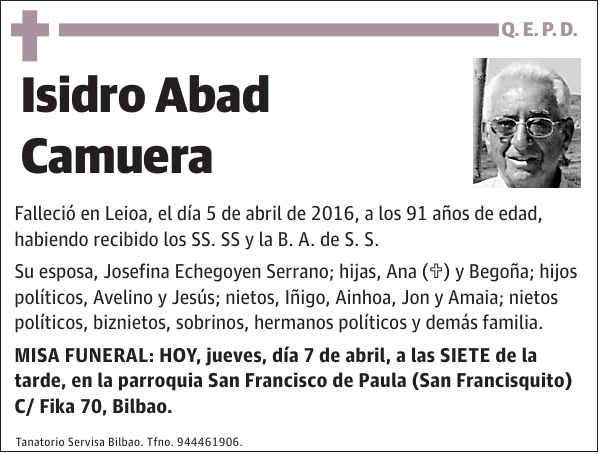 Isidro Abad Camuera