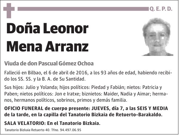 Leonor Mena Arranz
