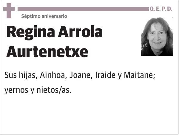 Regina Arrola Aurtenetxe