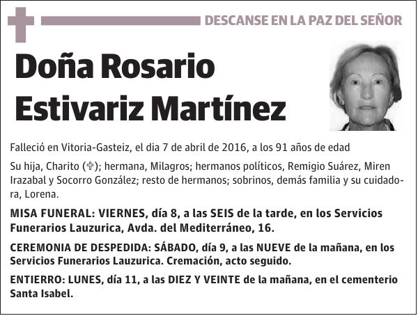 Rosario Estivariz Martínez