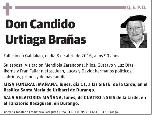 Candido Urtiaga Brañas