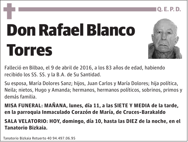 Rafael Blanco Torres