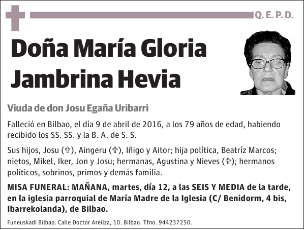 María Gloria Jambrina Hevia