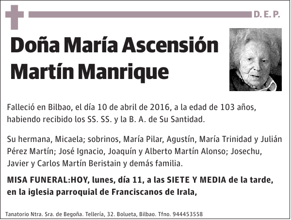 María Ascensión Martín Manrique