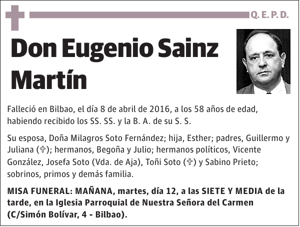 Eugenio Sainz Martín