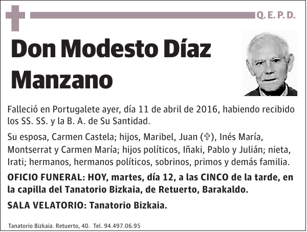 Modesto Díaz Manzano