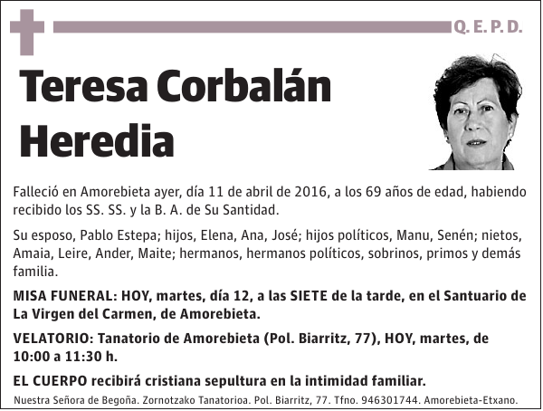 Teresa Corbalán Heredia