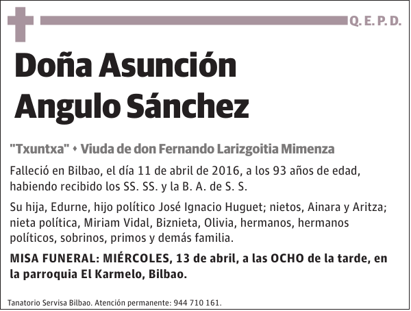 Asunción Angulo Sánchez