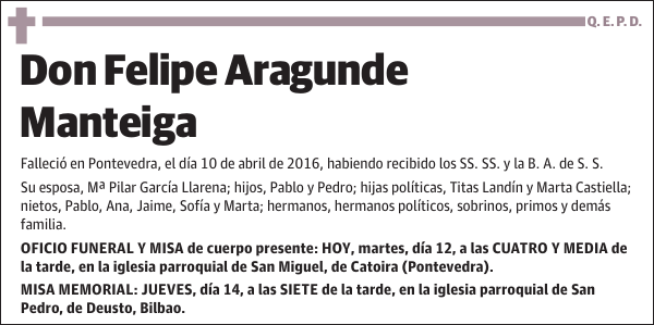 Felipe Aragunde Manteiga