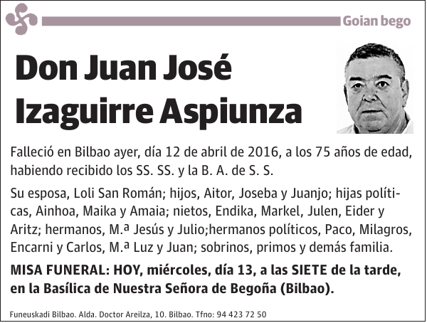 Juan José Izaguirre Aspiunza