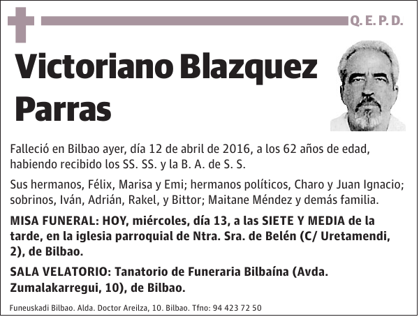 Victoriano Blazquez Parras