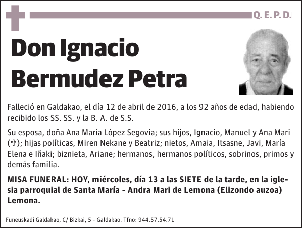 Ignacio Bermudez Petra