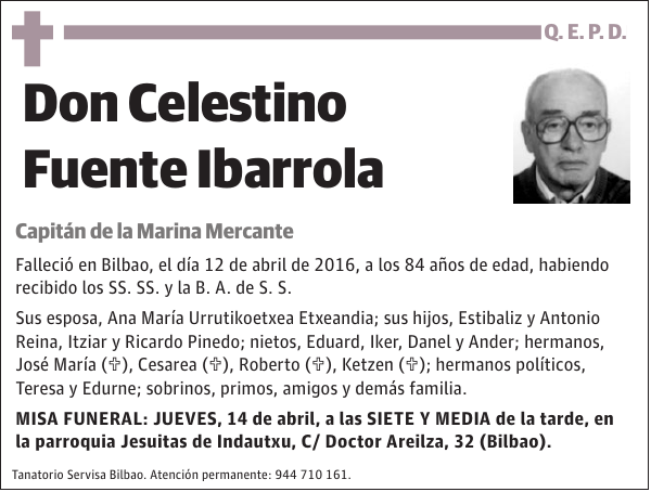 Celestino Fuente Ibarrola