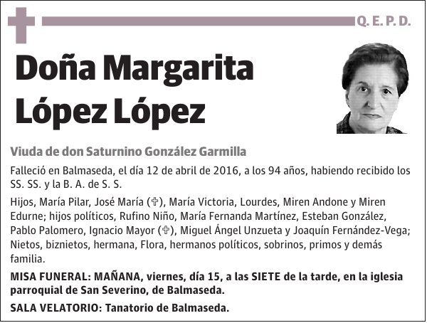 Margarita López López