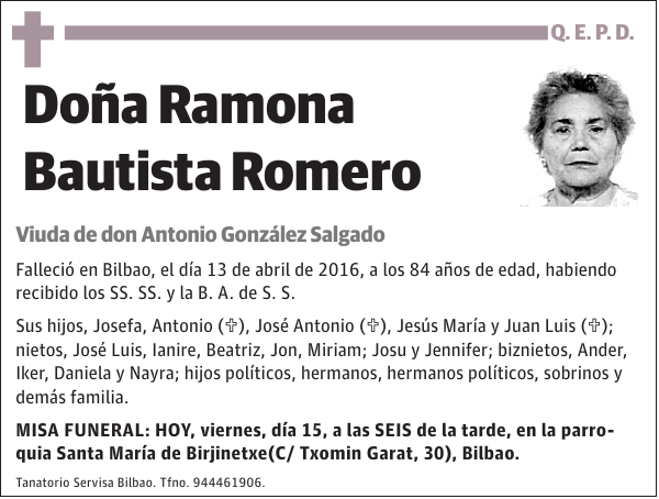 Ramona Bautista Romero