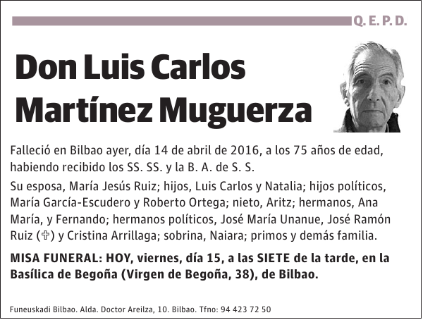 Luis Carlos Martínez Muguerza