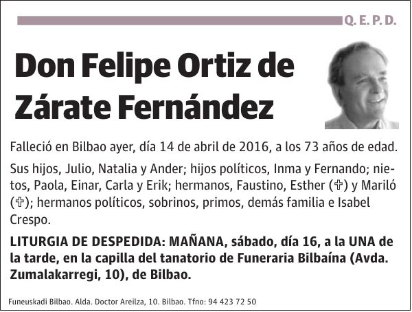 Felipe Ortiz de Zárate Fernández