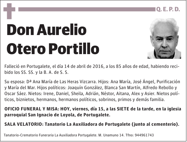 Aurelio Otero Portillo