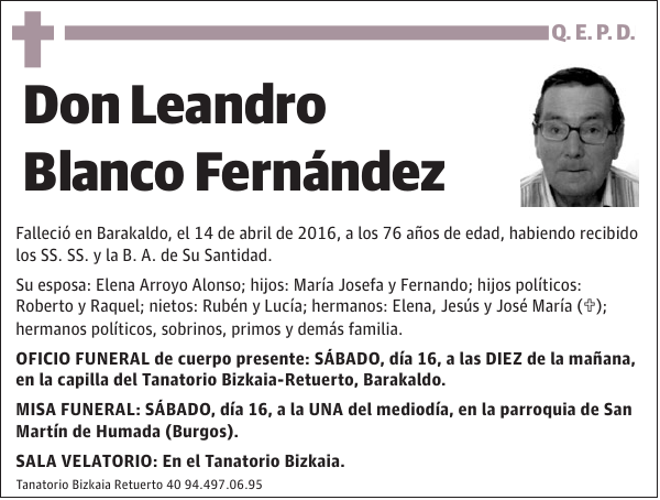 Leandro Blanco Fernández