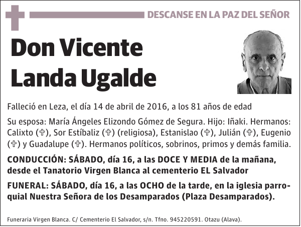 Vicente Landa Ugalde