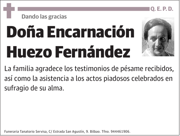 Encarnación Huezo Fernández