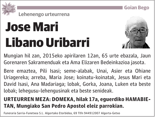 Jose Mari Libano Uribarri