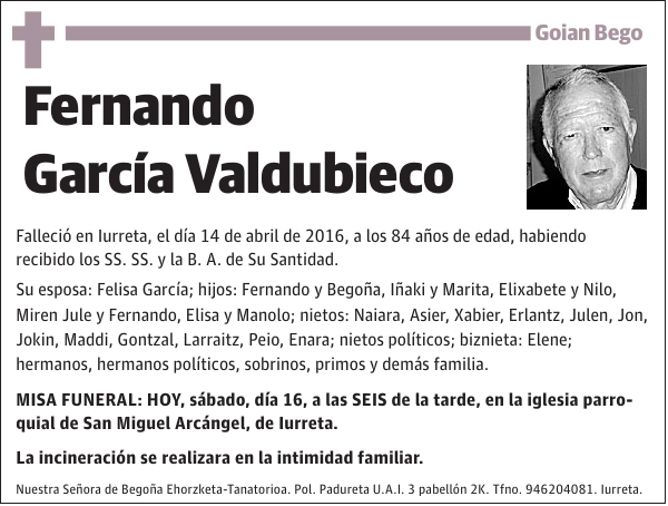 Fernando García Valdubieco