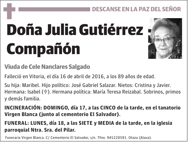 Julia Gutiérrez Compañón