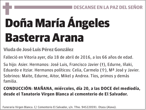 María Ángeles Basterra Arana