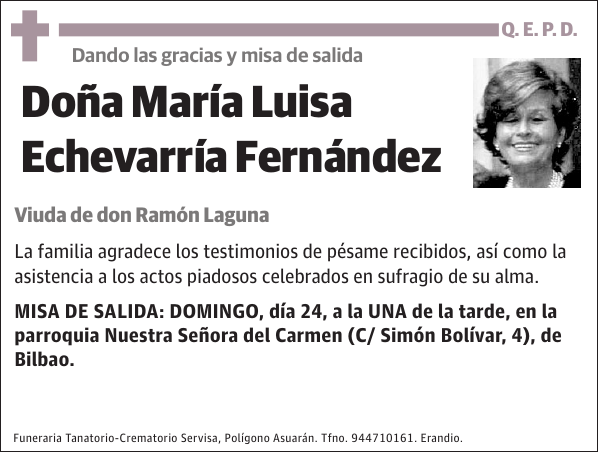 María Luisa Echevarría Fernández