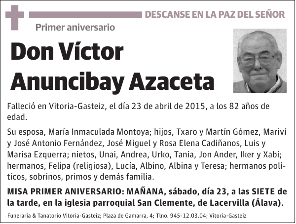 Víctor Anuncibay Azaceta