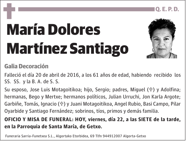 María Dolores Martínez Santiago