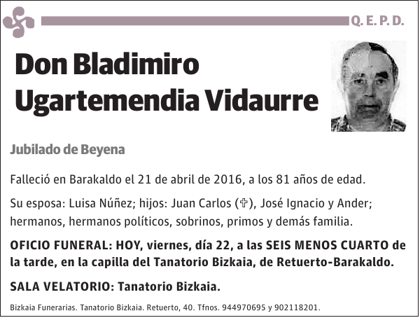 Bladimiro Ugartemendia Vidaurre