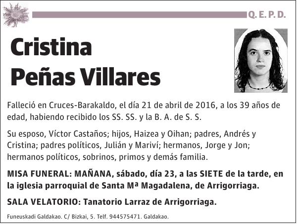 Cristina Peñas Villares