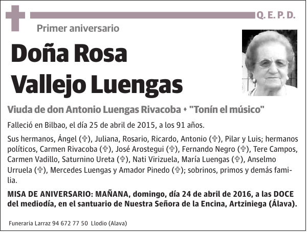 Rosa Vallejo Luengas