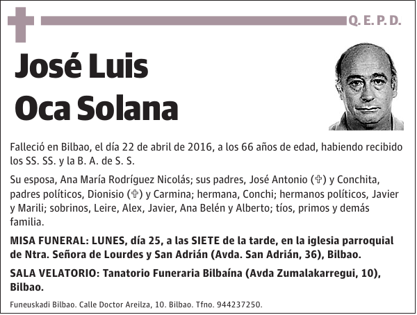 José Luis Oca Solana