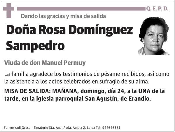 Rosa Domínguez Sampedro