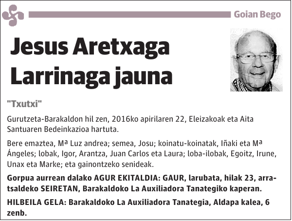 Jesus Aretxaga Larrinaga