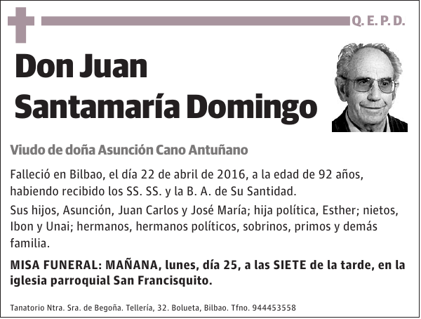 Juan Santamaría Domingo