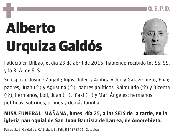 Alberto Urquiza Galdós